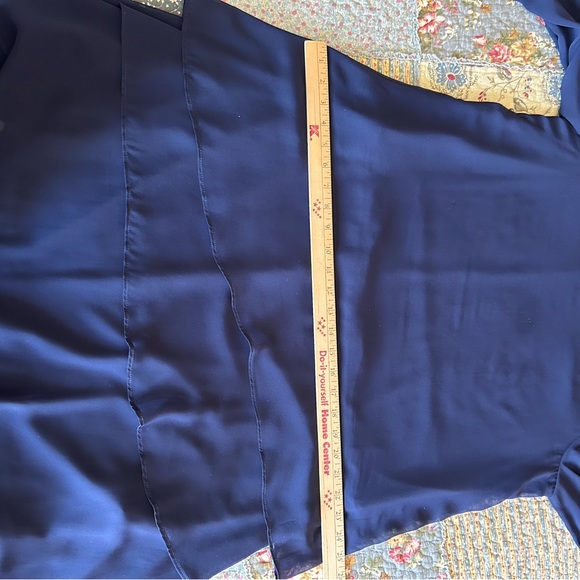 Marina Size 12 Chiffon Dress in Navy - Picture 10 of 12